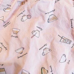 J crew “Latte” pink pajama bottoms - L